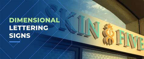 Dimensional Lettering Signs & 3D Sign Letters for Businesses.